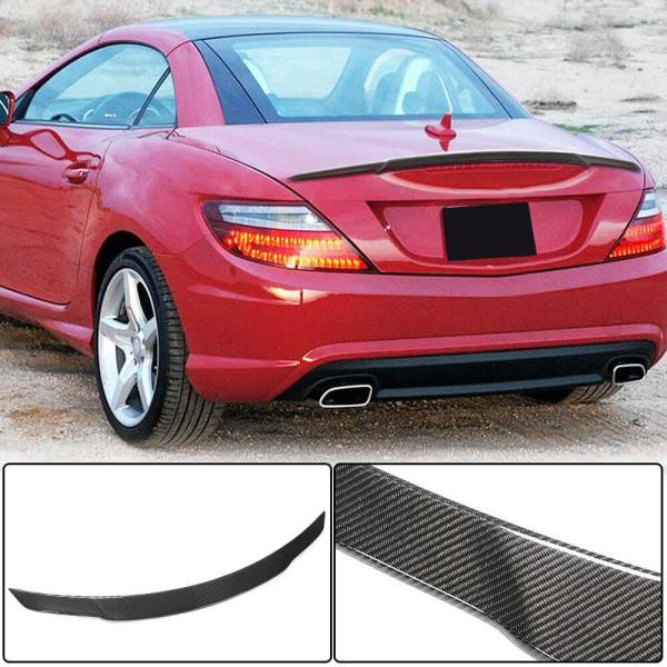 Купить Спойлер V2 (для 2011-2020, Карбон) для Mercedes SLK R172