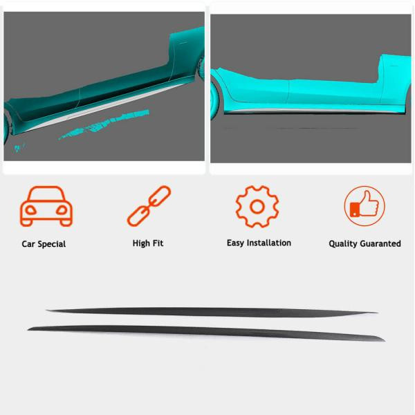 Купить Боковые пороги V2 (для AMG/AMG-Line 2018-2020, Карбон) для Mercedes CLS C257 2018- гг