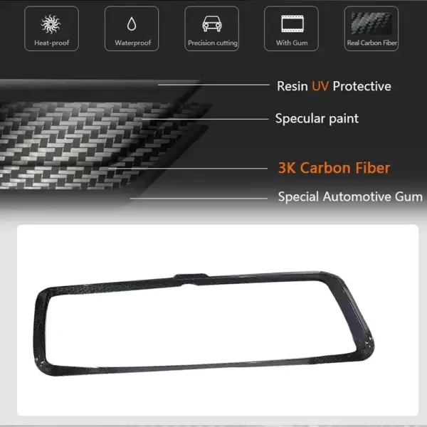 Купити Обведення решітки радіатора (Карбон) для Mercedes G сlass W463 2018-2024 рр