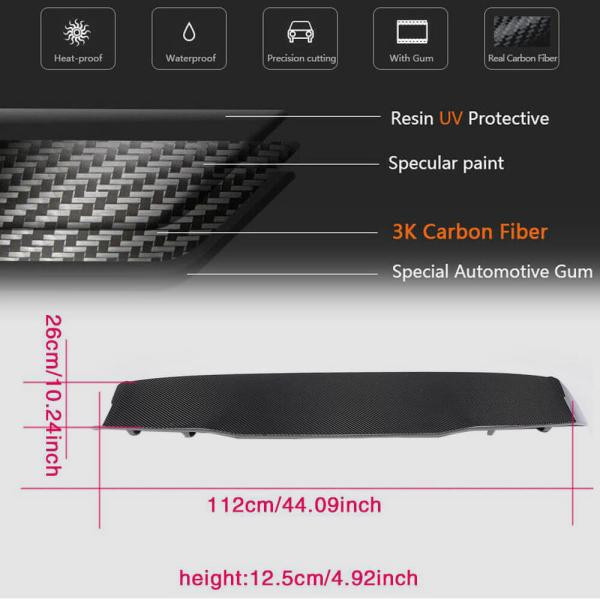 Купить Спойлер V4 (для GTI/R HB, Карбон) для Volkswagen Golf 7/E-Golf