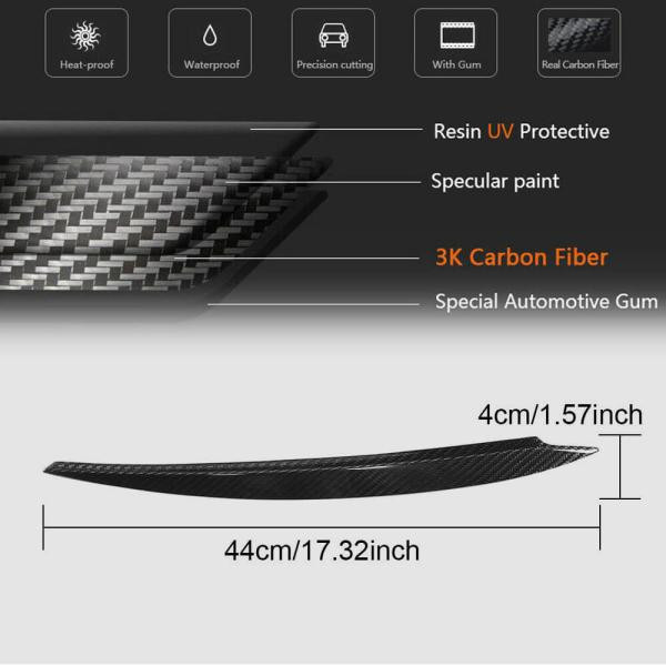 Купити Вії на фари (Карбон) для Volkswagen Golf 7/E-Golf