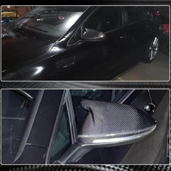 Купити Кришки дзеркал V1 (Карбон) для Volkswagen Golf 7/E-Golf