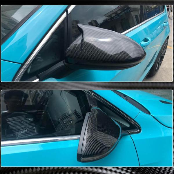 Купити Кришки дзеркал V1 (Карбон) для Volkswagen Golf 7/E-Golf