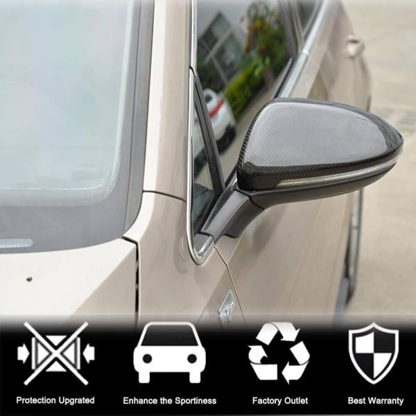 Купити Кришки дзеркал V2 (Карбон) для Volkswagen Golf 7/E-Golf