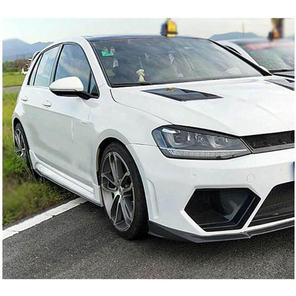 Купить Боковые пороги (для Base HB 2012-2017, Карбон) для Volkswagen Golf 7/E-Golf