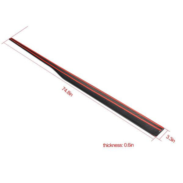 Купити Бокові пороги (для GTI HB 2012-2017, Карбон) для Volkswagen Golf 7/E-Golf