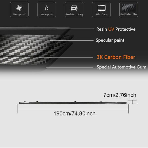 Купити Бокові пороги (для R/R-line 2017-2020, Карбон) для Volkswagen Golf 7/E-Golf