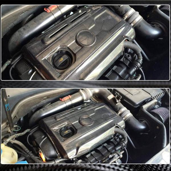 Купить Крышка двигателя (для GTI HB 2010-2013, Карбон) для Volkswagen Golf 6