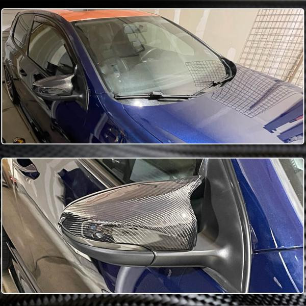 Купити Кришки дзеркал V2 (для HB 2010-2013, Карбон) для Volkswagen Golf 6