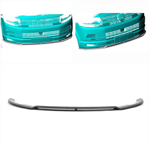 Купити Накладка на передній бампер Lip (для 2015-2019, Карбон) для Volkswagen T6