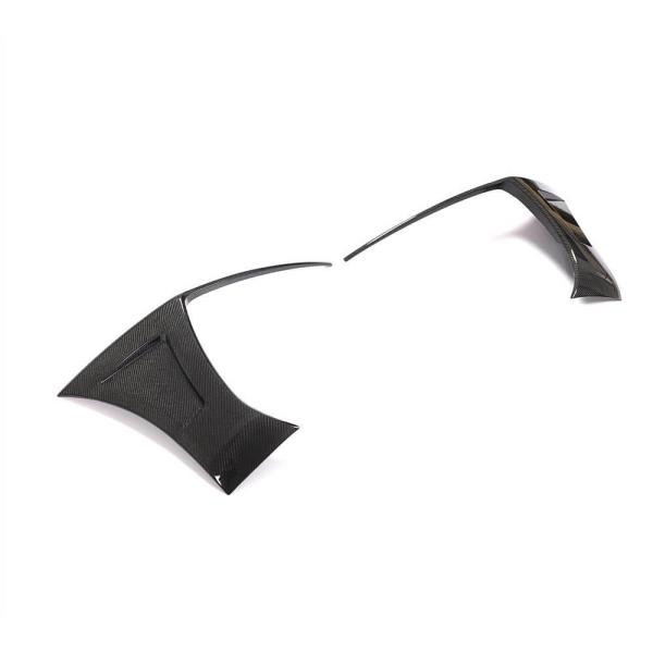 Купить Накладки на передний бампер (для 2015-2019, Карбон) для Volkswagen T6