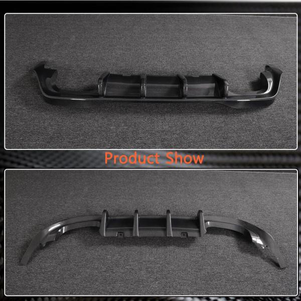 Купить Диффузор заднего бампера (для R HB, Карбон) для Volkswagen Golf 8