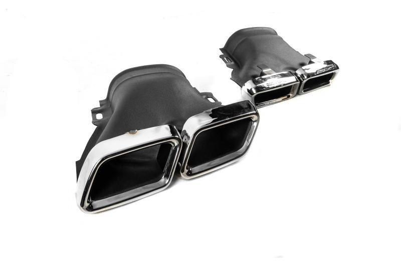 Купити Задній дифузор з насадками Silver (для AMG/AMG-Line, Дизайн E63 2016-2020) для Mercedes E-сlass W213 рр