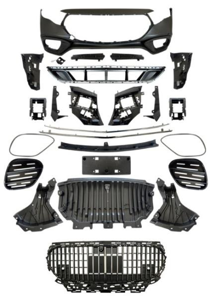 Купити Передній бампер в стилі W223 Maybach для Mercedes E-сlass W214 2023- рр