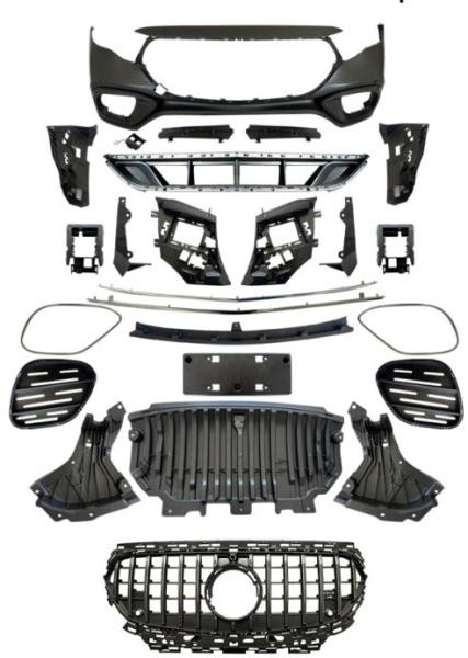 Купити Передній бампер в стилі W223 S63 AMG для Mercedes E-сlass W214 2023- рр