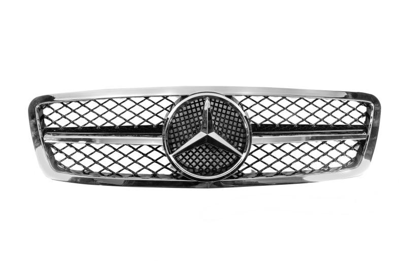 Купити Передня решітка AMG для Mercedes C-class W203 2000-2007рр