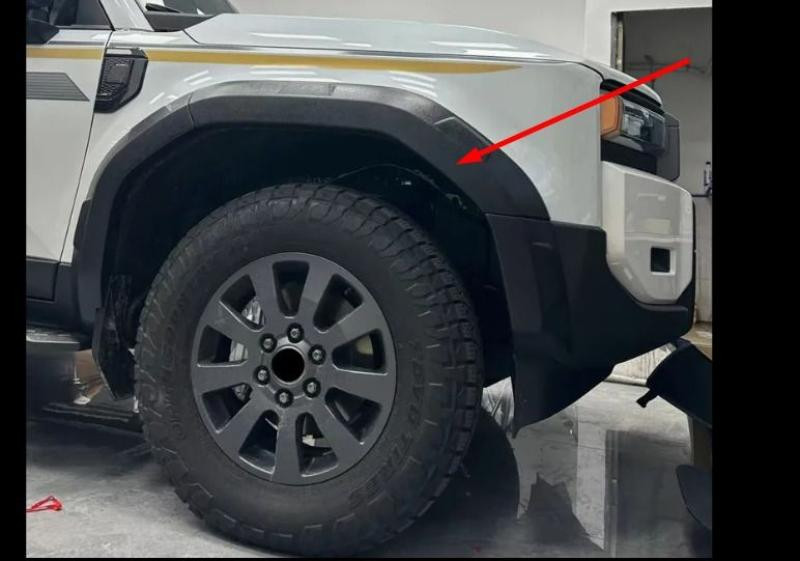 Купить Комплект расширителей арок (12 шт) для Toyota Land Cruiser Prado 250