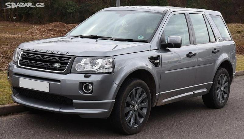 Купити Накладка на передній бампер (ABS-пластик, під фарбування) для Land Rover Freelander II