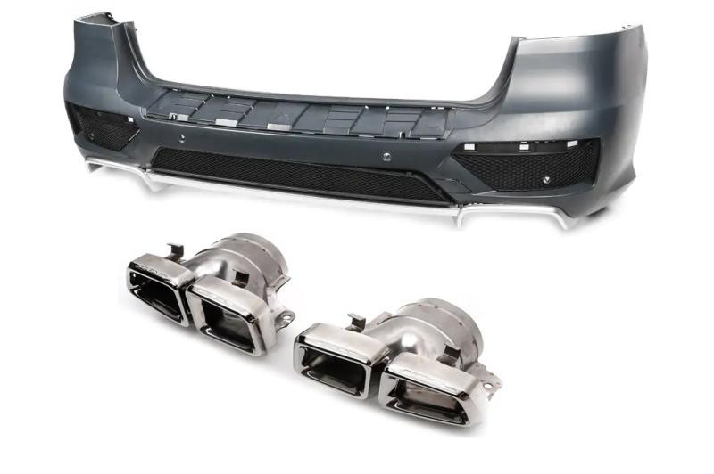 Купити Задній бампер в зібраному вигляді (стиль AMG ML63, для ML) для Mercedes GLE/ML сlass W166