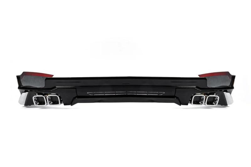 Купити Накладка на задній бампер Modelista V3-LED (2017-) Чорний колір для Toyota Land Cruiser Prado 150