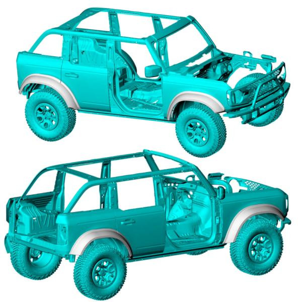 Купити Розширювачі арок (Карбон) для Ford Bronco