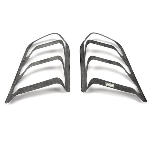 Купить Накладки на задние фонари (2015-2017, Карбон) для Ford Mustang