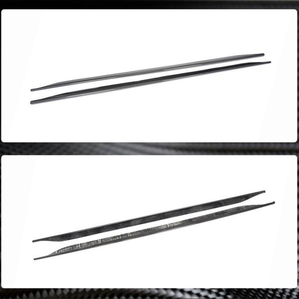 Купить Боковые пороги V1 (Карбон) для Ford Mustang 2015-2023 гг