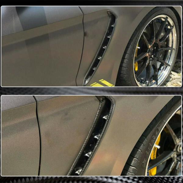 Купити Накладки на передні крила (2018-2023, Карбон) для Ford Mustang рр