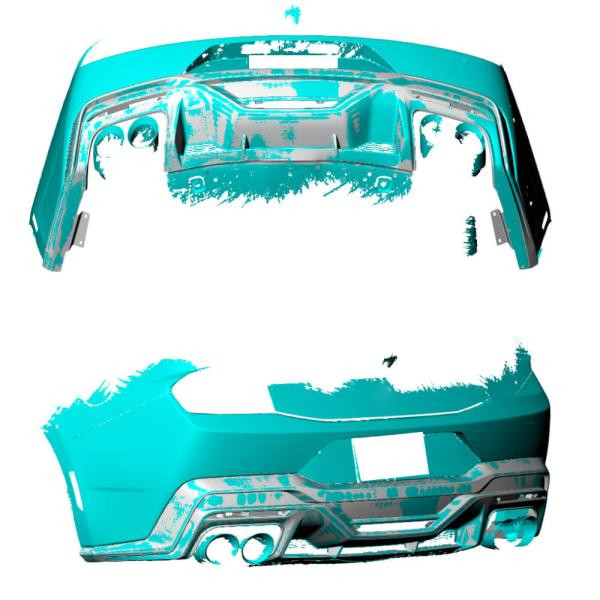 Купити Дифузор заднього бампера (Карбон) для Ford Mustang 2024- рр