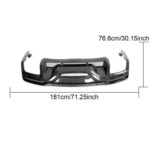 Купити Дифузор заднього бампера (Карбон) для Ford Mustang 2024- рр