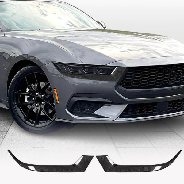Купити Накладки на протитуманки (Карбон) для Ford Mustang 2024- рр
