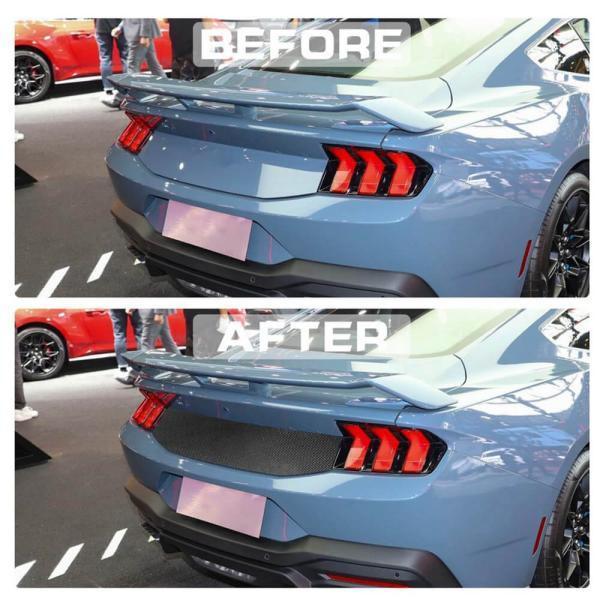 Купити Накладка на кришку багажника (Карбон) для Ford Mustang 2024- рр