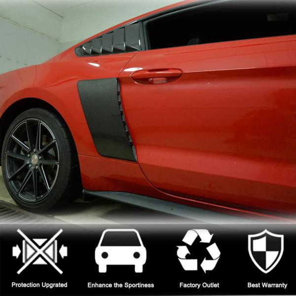 Купити Накладки на задні крила (2015-2017, Карбон) для Ford Mustang рр