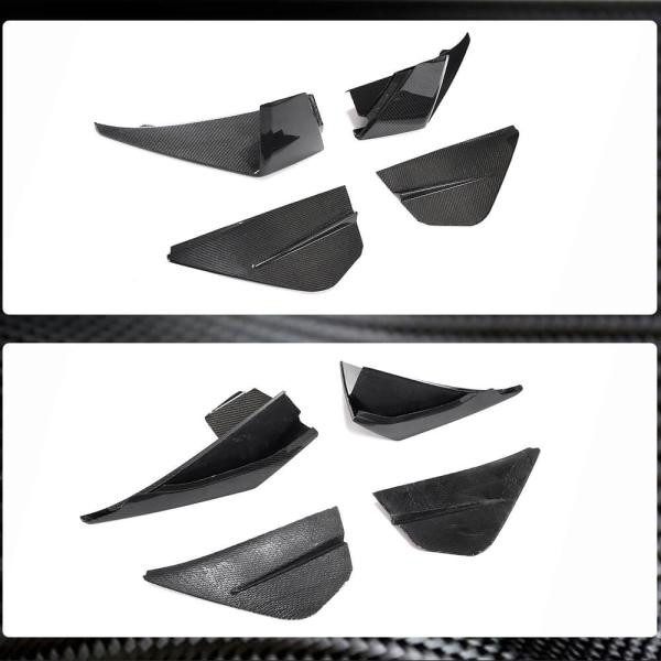 Купить Накладки на противотуманки (2018-2021, Карбон) для Ford Mustang