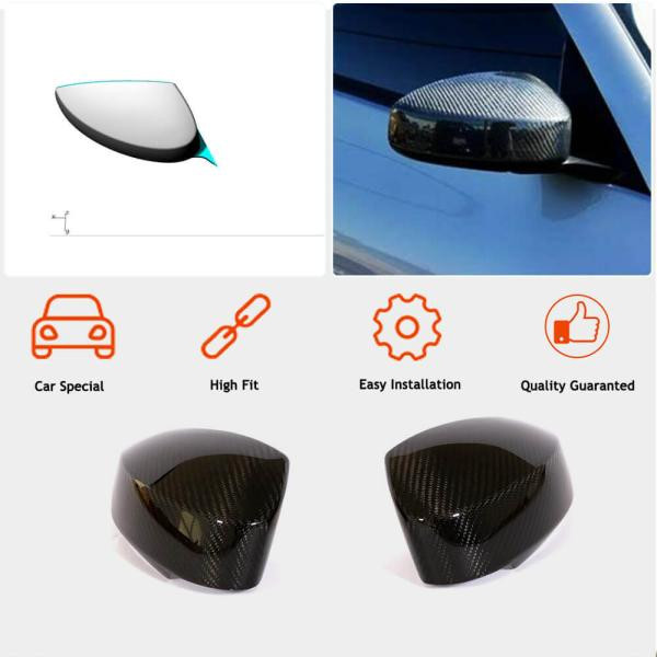 Купить Накладки на зеркала (2003-2006, Карбон) для Nissan 350Z