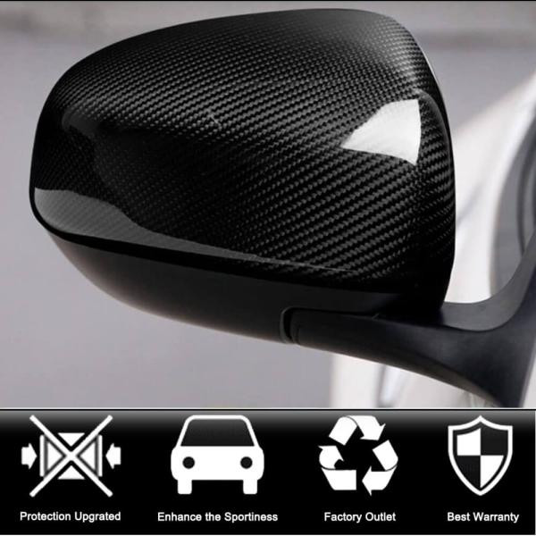 Купити Накладки на дзеркала (Карбон) для Nissan 370Z