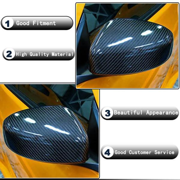 Купити Накладки на дзеркала (Карбон) для Nissan 370Z