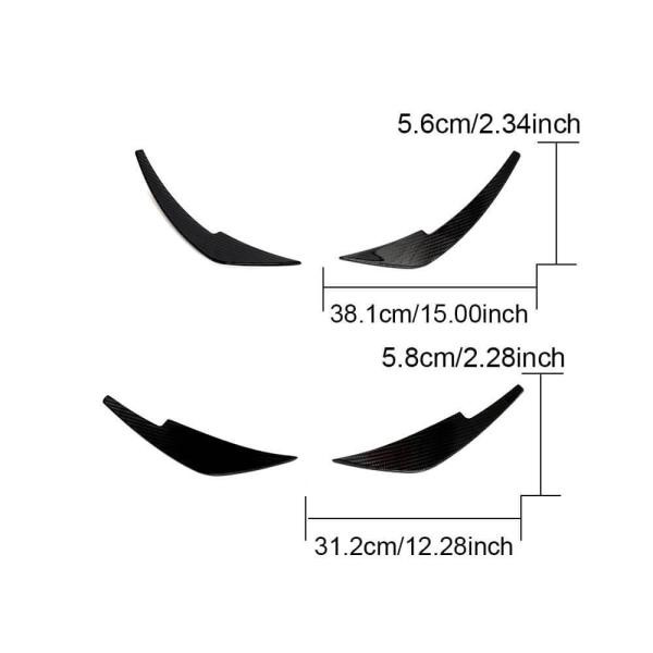 Купити Накладки на передній бампер (Карбон) для Nissan 400Z