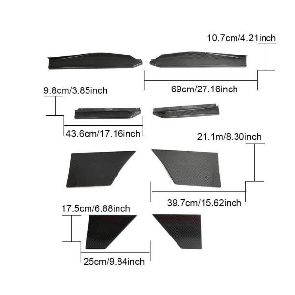 Купити Бокові пороги (Карбон) для Nissan 400Z