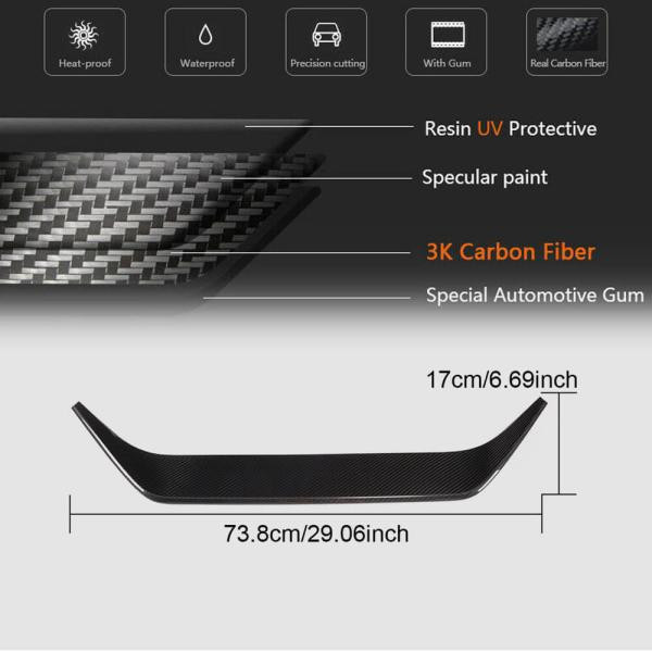 Купити Накладка на решітку (2017-2019, Карбон) для Nissan GT-R