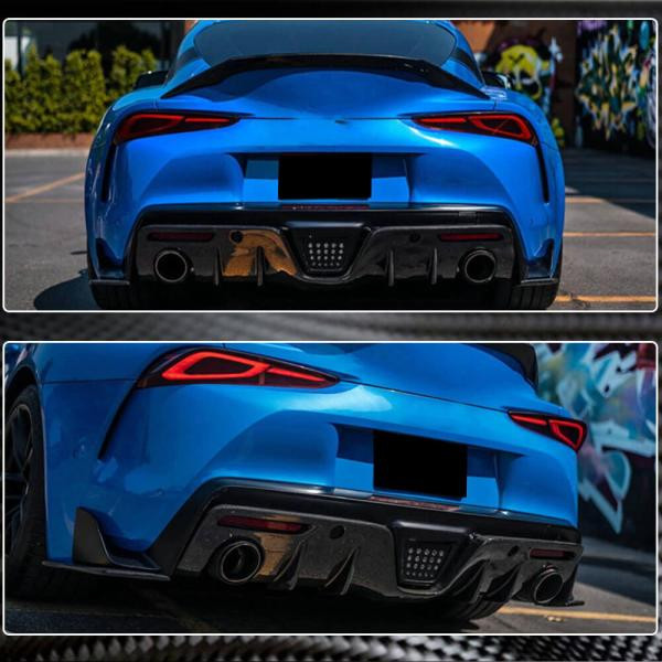 Купить Накладки на задний бампер. для Toyota Supra 2019- гг