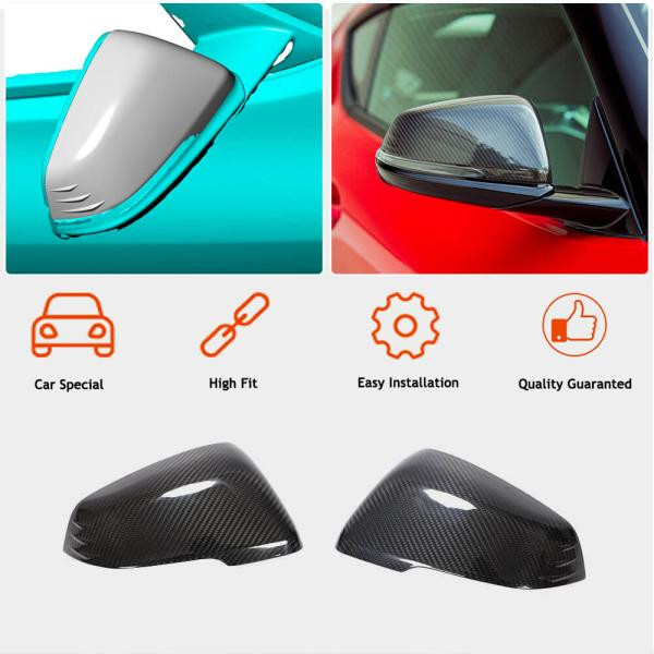 Купить Накладки зеркала (Карбон) для Toyota Supra 2019- гг