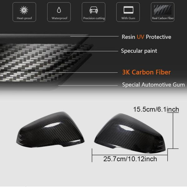 Купить Накладки зеркала (Карбон) для Toyota Supra 2019- гг