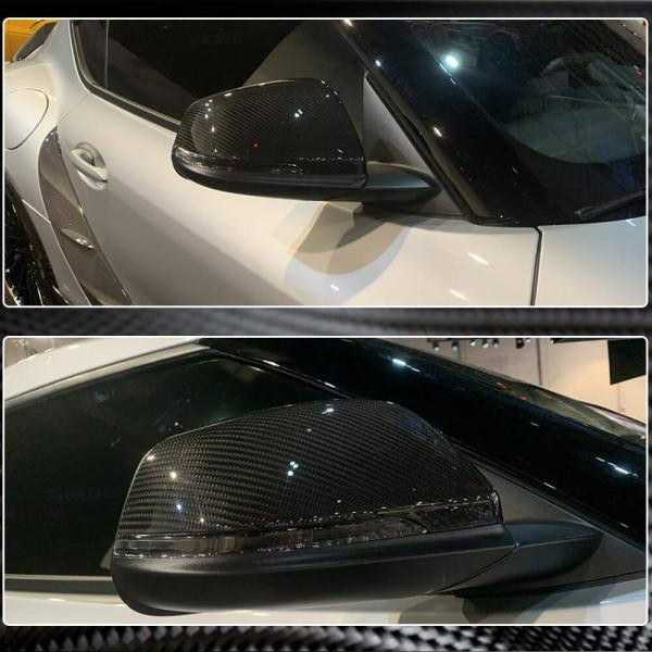 Купити Кришки дзеркал (Карбон) для Toyota Supra 2019- рр