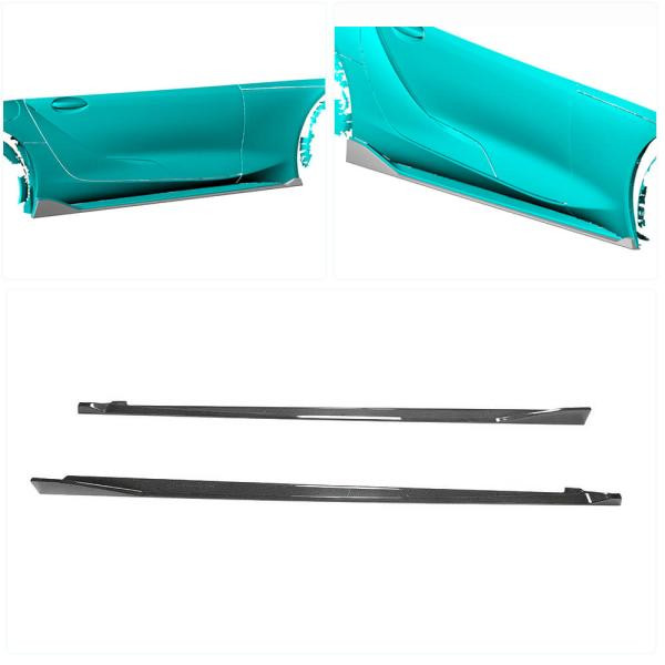 Купити Бокові пороги (Карбон) для Toyota Supra 2019- рр