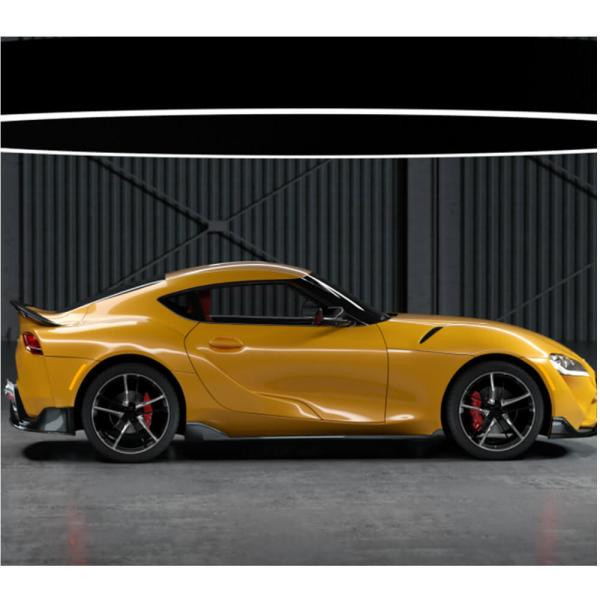 Купити Бокові пороги (Карбон) для Toyota Supra 2019- рр