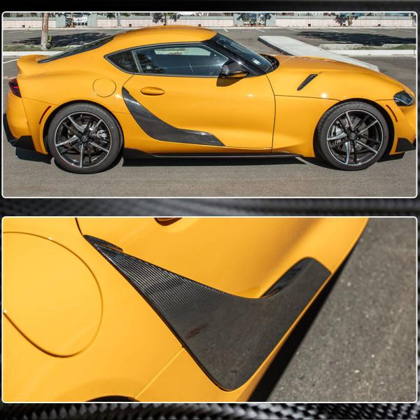 Купити Накладки на двері (Карбон) для Toyota Supra 2019- рр