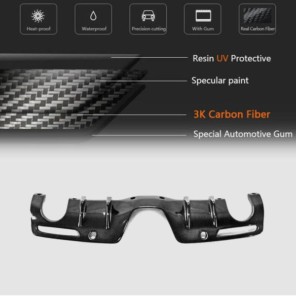 Купити Дифузор заднього бампера V1 (Карбон) для Toyota Supra 2019- рр