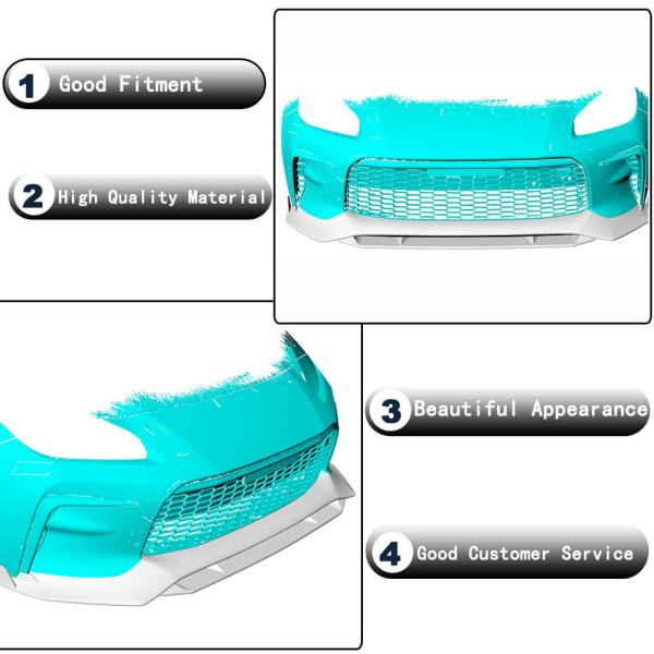Купити Накладка на передній бампер Lip (Карбон) для Toyota GR86
