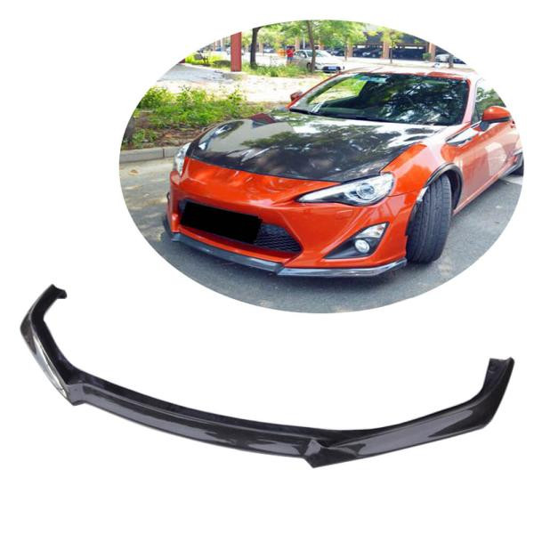 Купити Накладка на передній бампер Lip V1 (Карбон) для Toyota GT86
